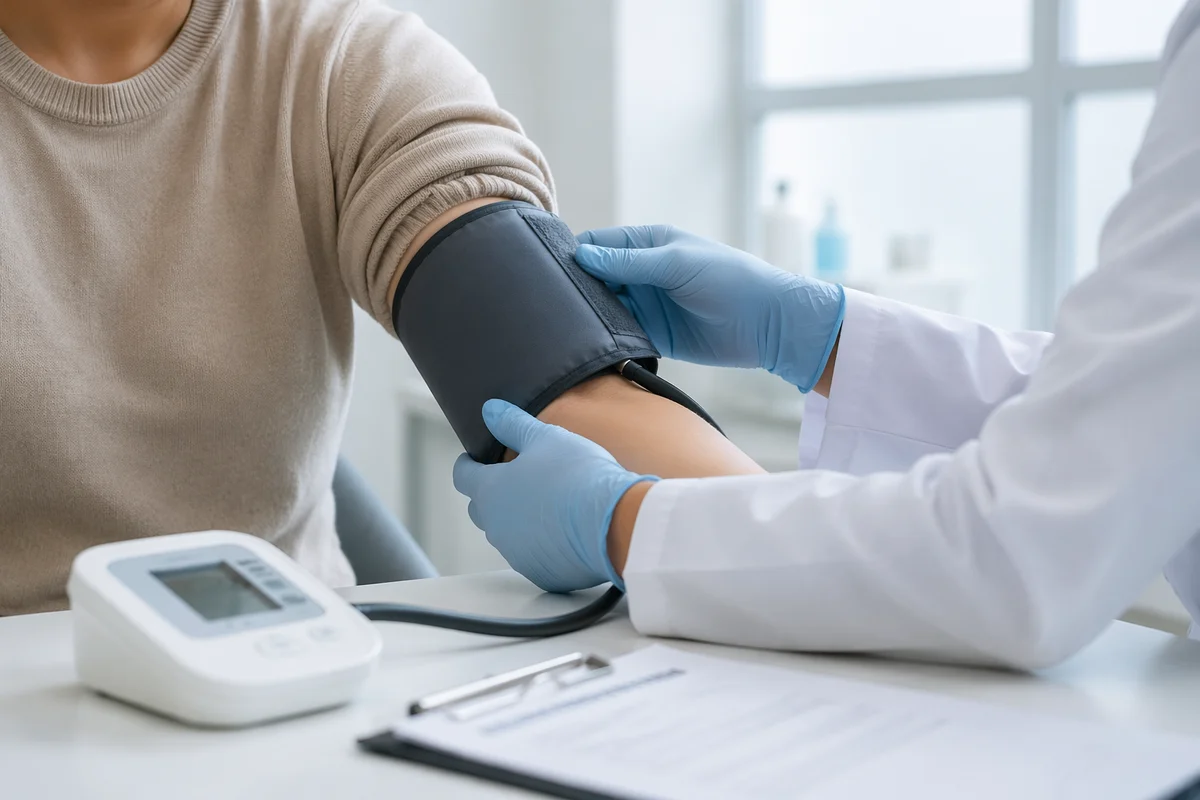 Routine Blood Pressure Check in Clinic