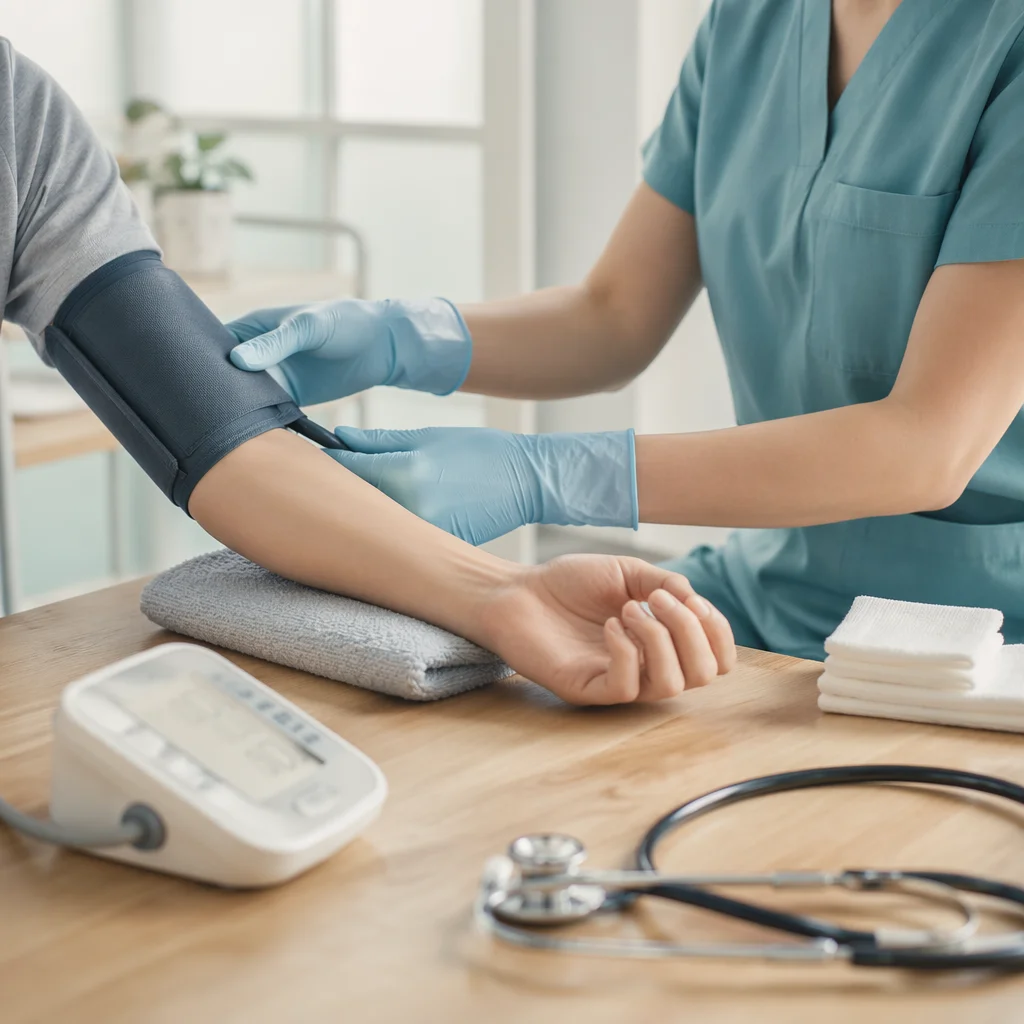 Routine Blood Pressure Check in Clinic