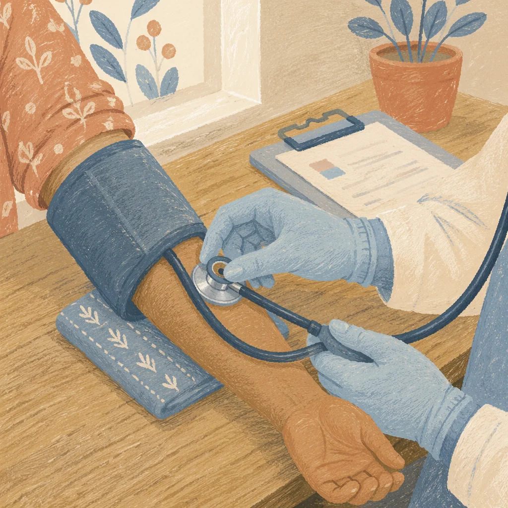 Compassionate Blood Pressure Check in Clinic