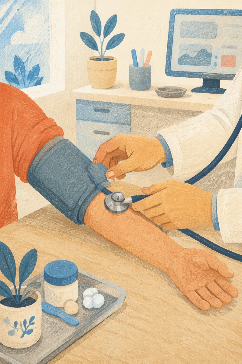 Routine Blood Pressure Check in Clinic