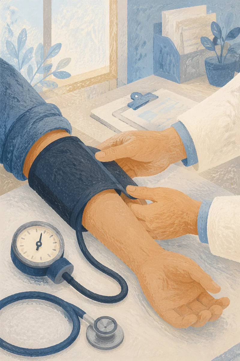 Routine Blood Pressure Check in Clinic