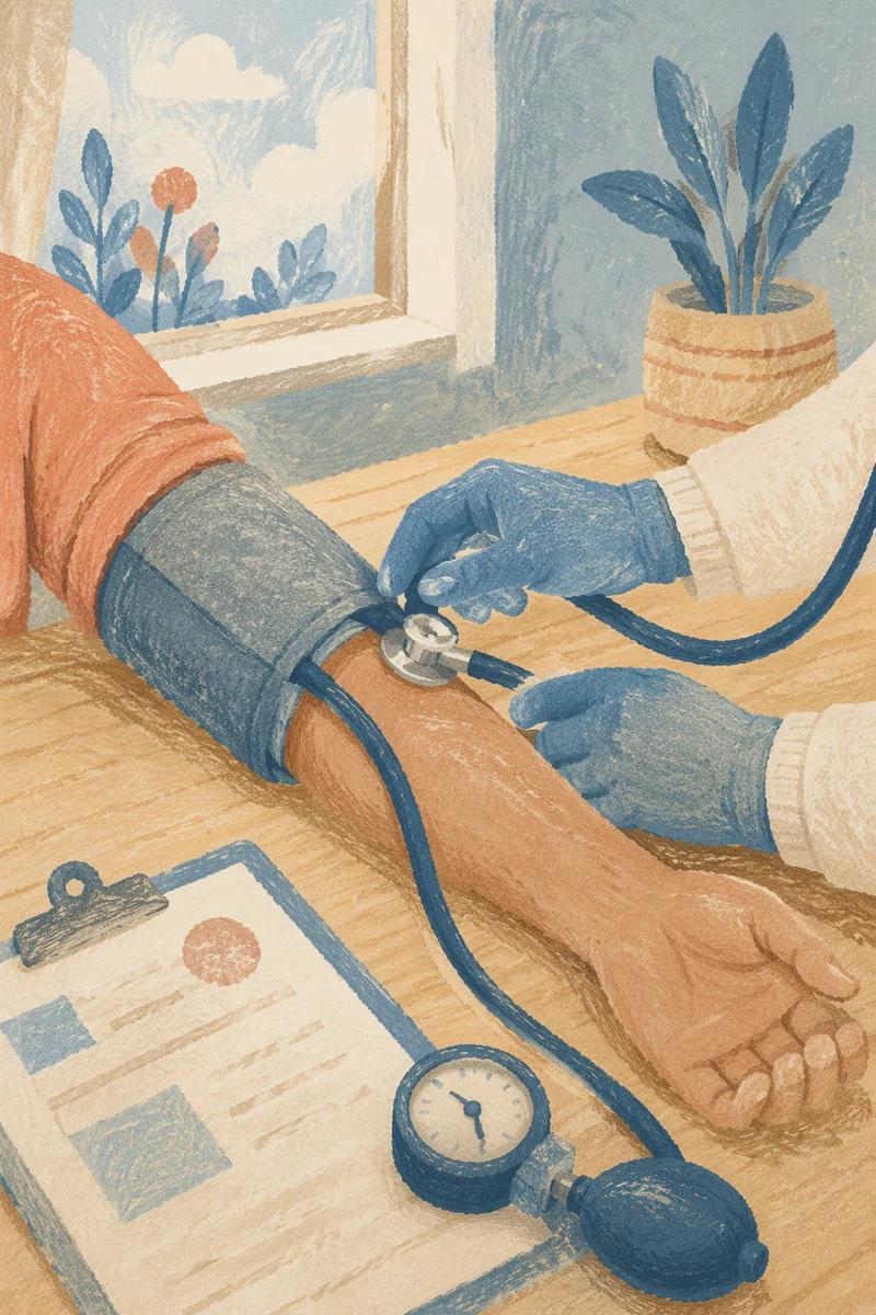 Compassionate Blood Pressure Check in Clinic