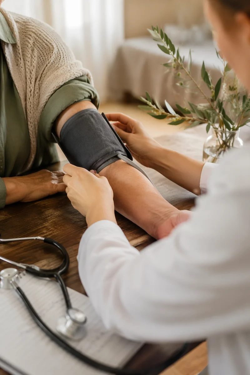 Gentle Blood Pressure Check in Community Clinic
