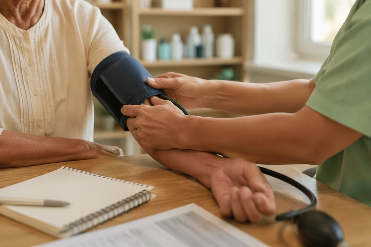 Compassionate Blood Pressure Check in Clinic