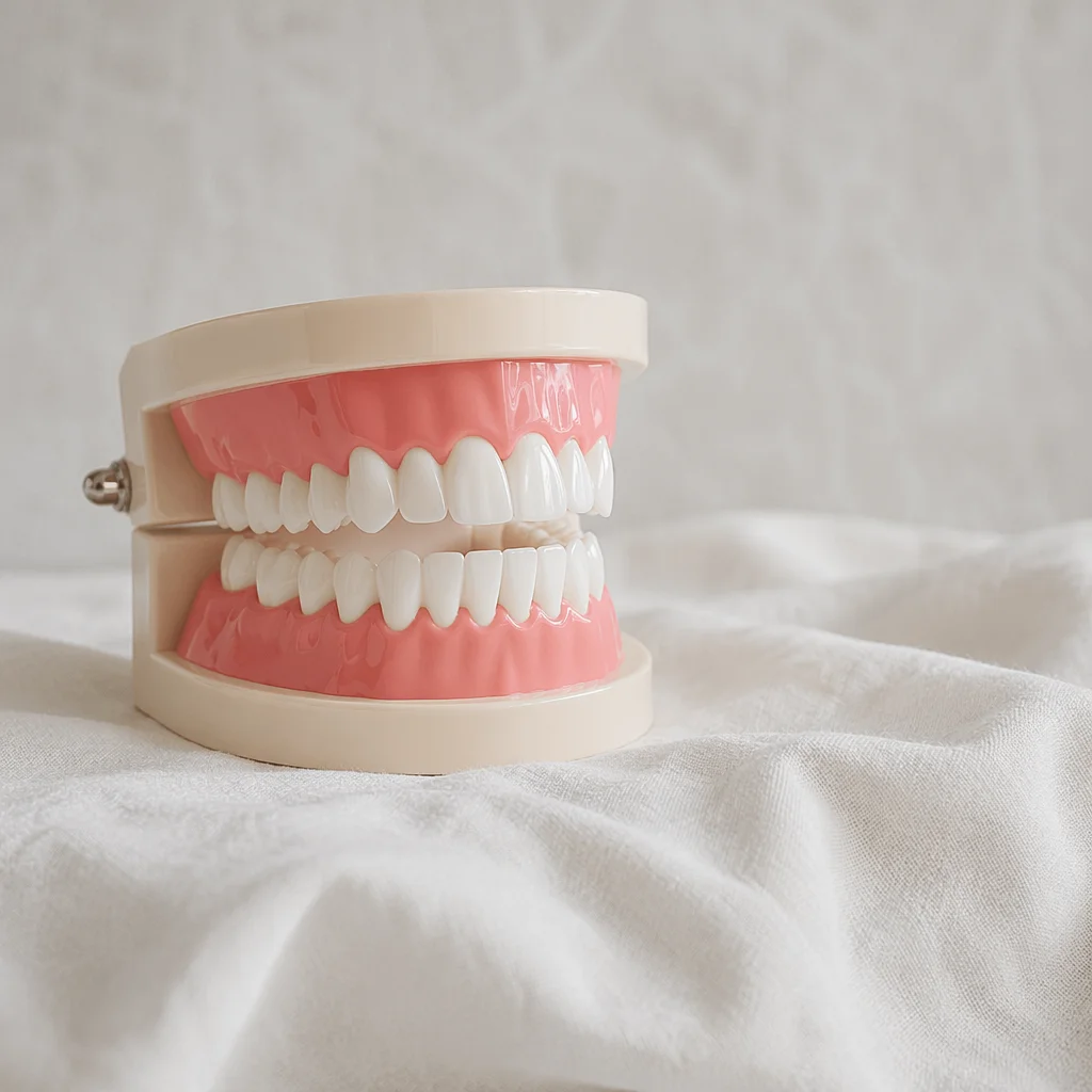 Dental Teaching Model on Clinical Cloth