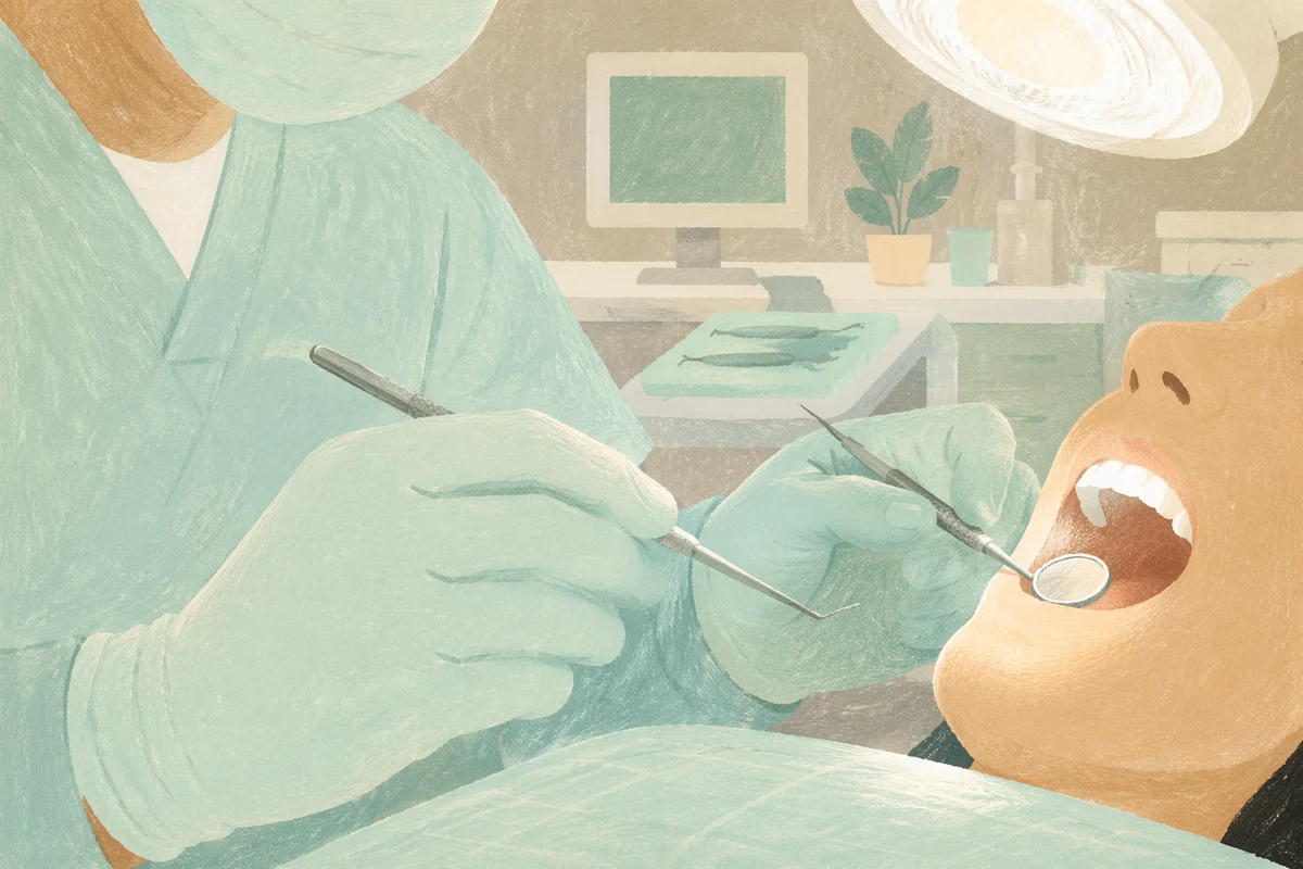 Modern Dental Examination in Calm Clinic