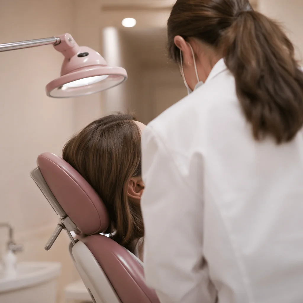 Calm Dental Examination in Modern Clinic