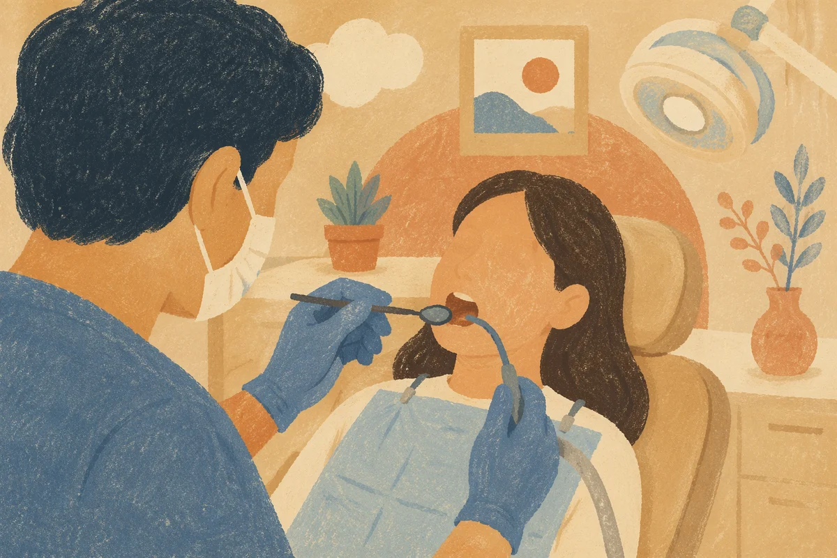 Routine Dental Checkup in Modern Clinic