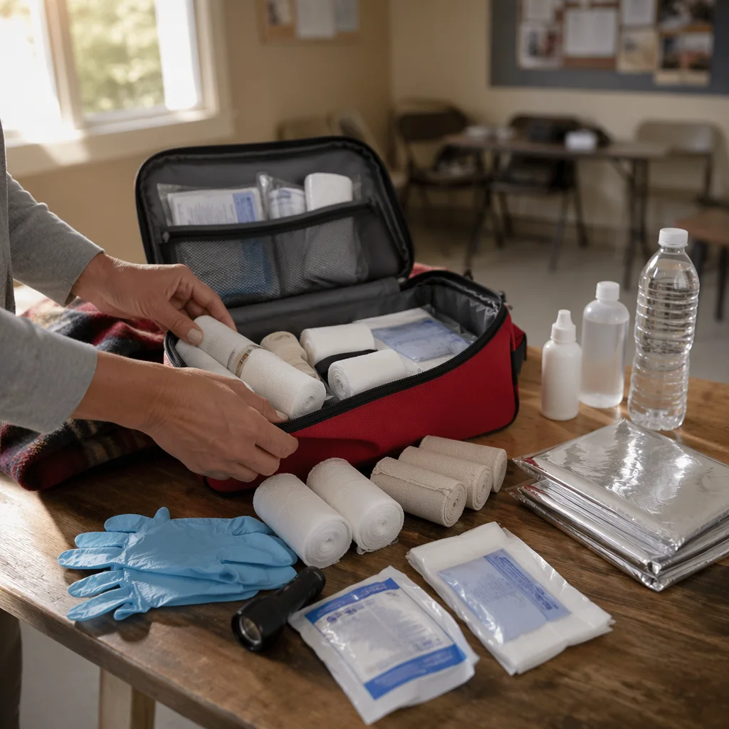Emergency First Aid Kit Preparation