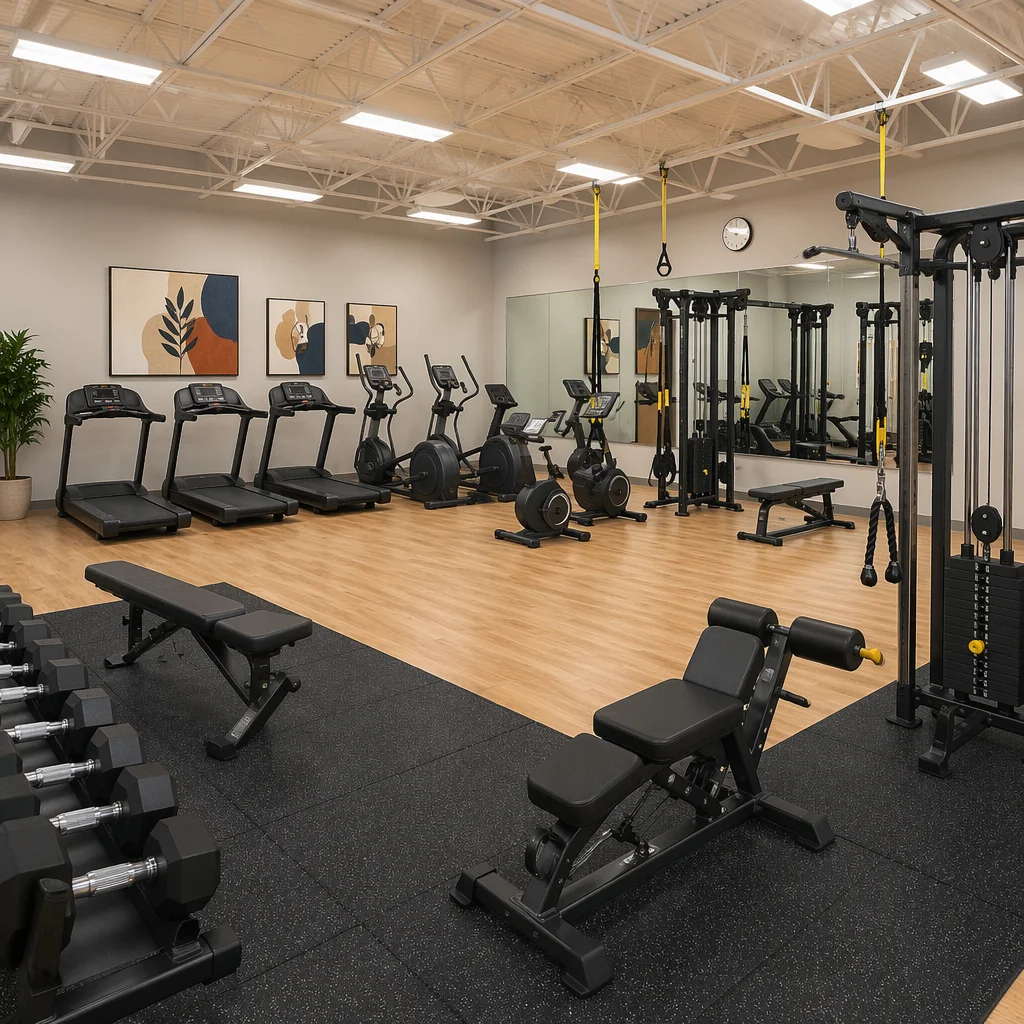 Modern Rehabilitation Gym for Medical Fitness
