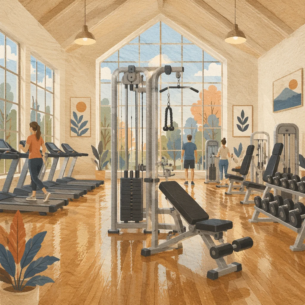 Bright Rehabilitation Gym for Strength Training