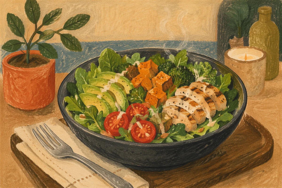 Healthy Salad Bowl for Medical Wellness