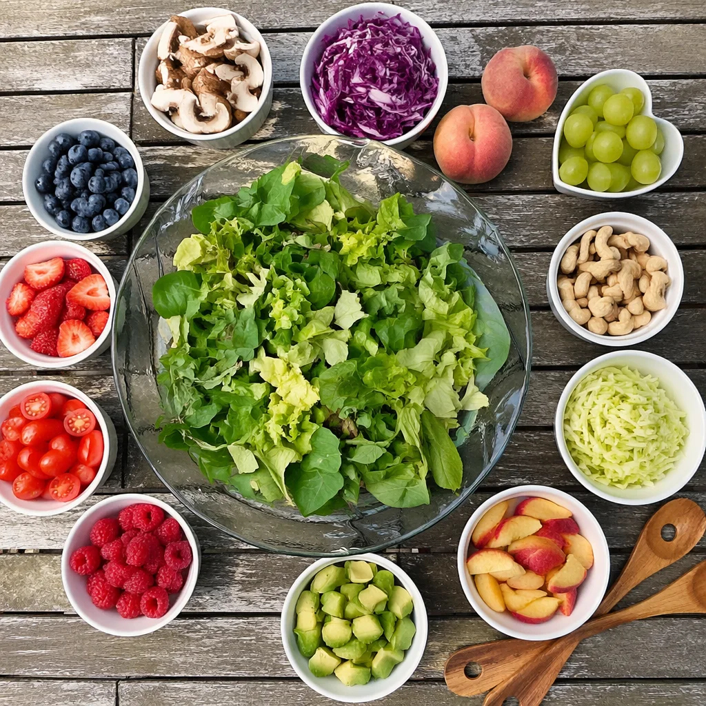 Fresh Salad Bowl for Medical Wellness