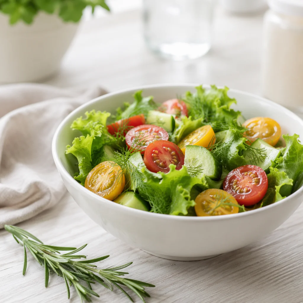 Fresh Salad Bowl for Medical Wellness