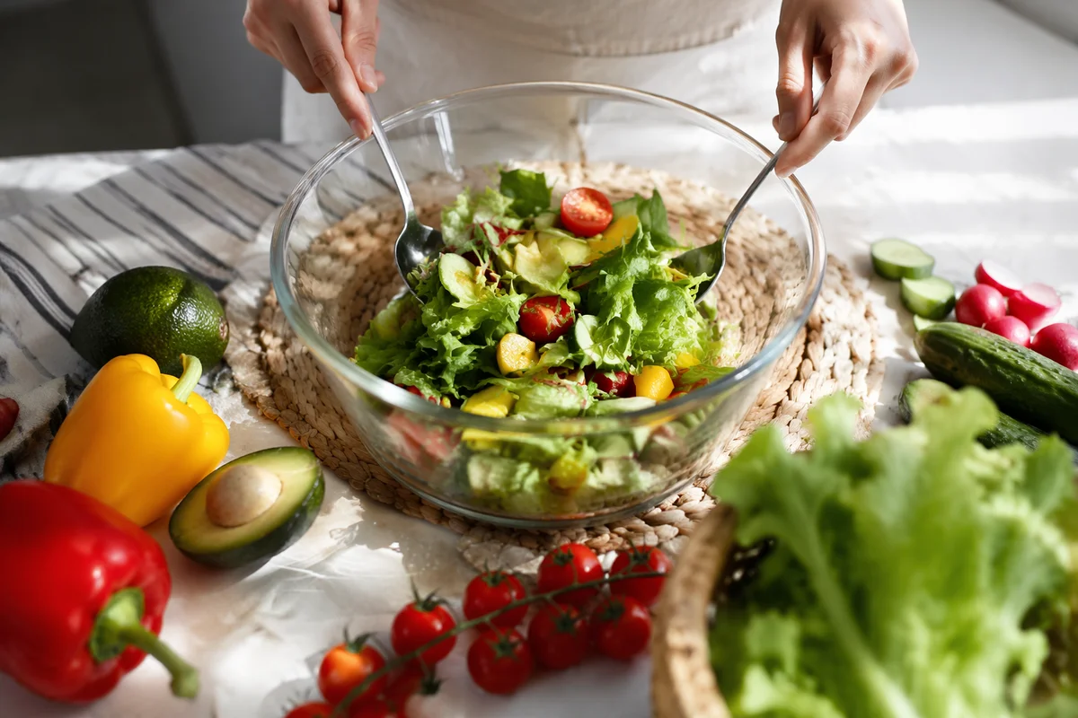 Fresh Vegetable Salad for Healthy Living