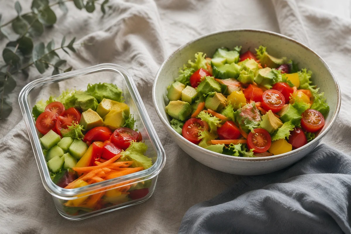 Fresh Vegetable Salad for Medical Nutrition