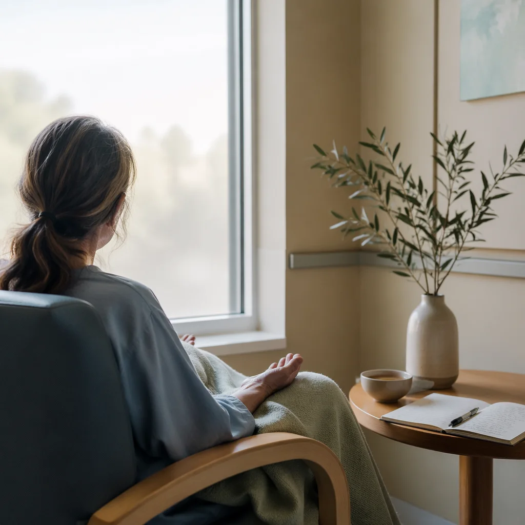 Mindful Morning in Hospital Wellness Room