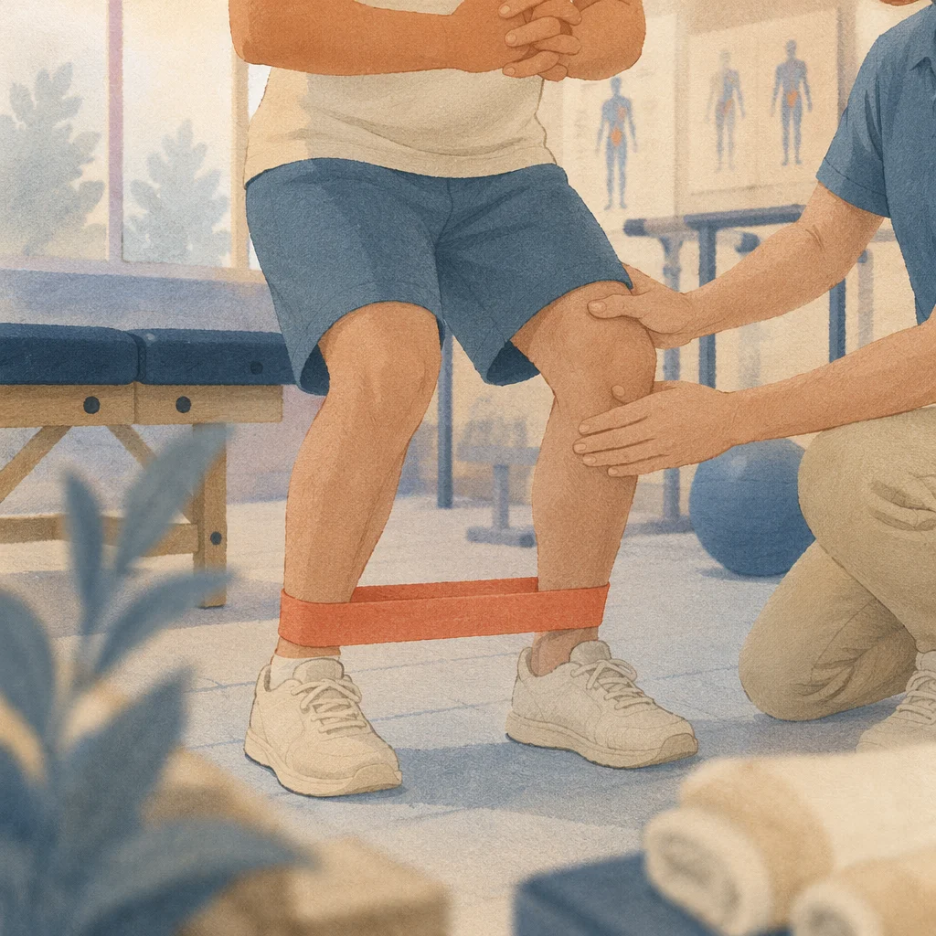 Physical Therapy Resistance Band Rehabilitation