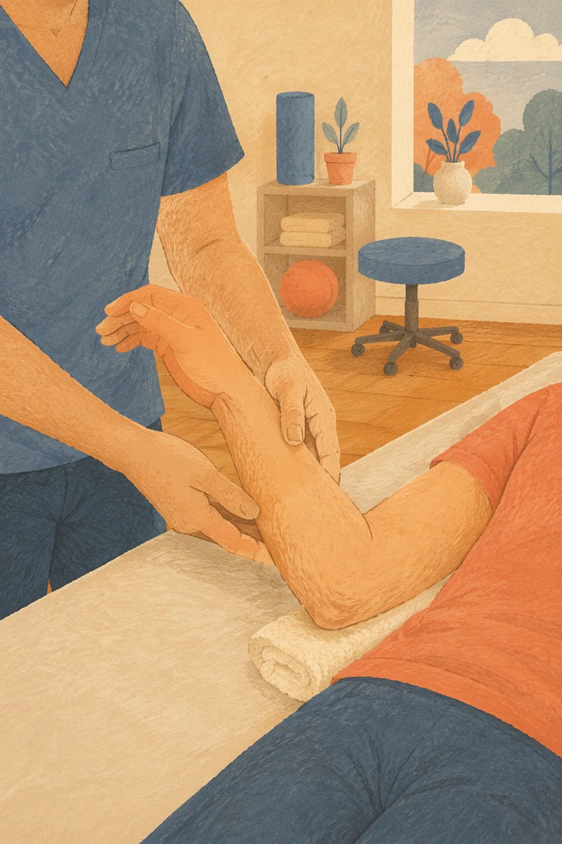Gentle Physical Therapy Forearm Mobility Exercise