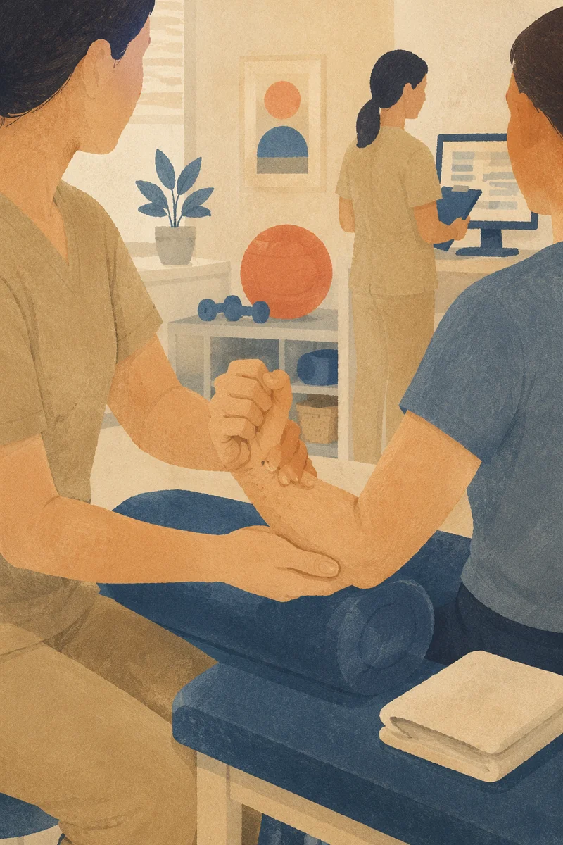 Guided Hand Therapy in Modest Clinic