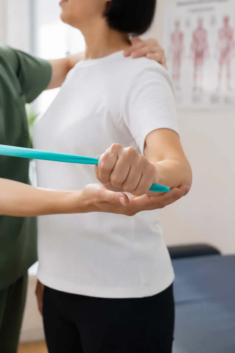 Guided Shoulder Rehabilitation Band Exercise