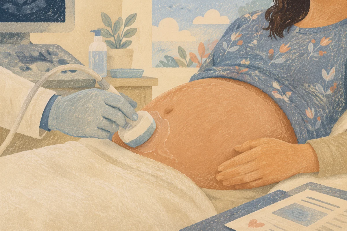 Prenatal Checkup with Maternity Belly Focus