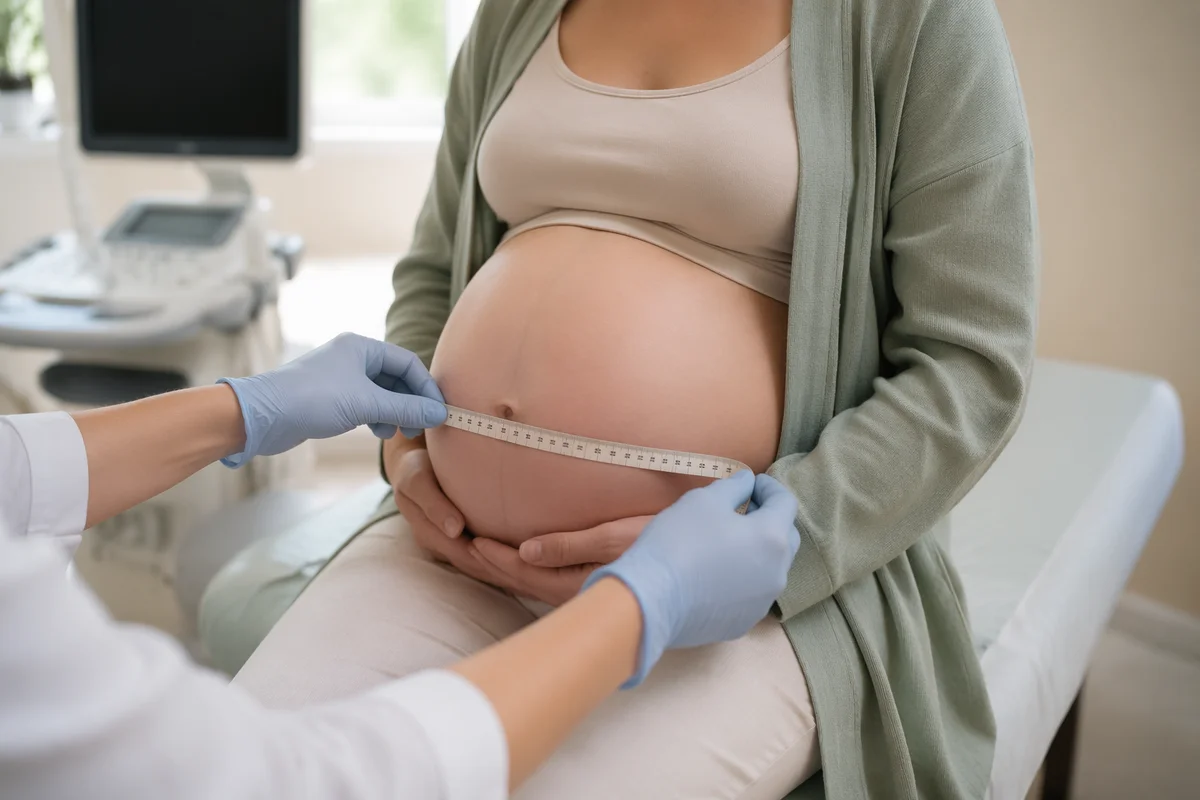 Calm Prenatal Belly Measurement Exam