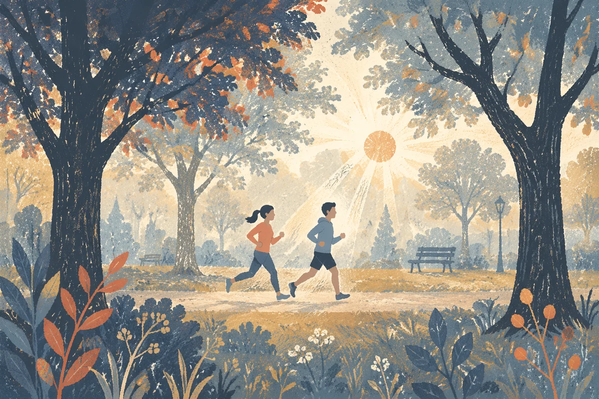 Morning Park Joggers for Preventive Wellness