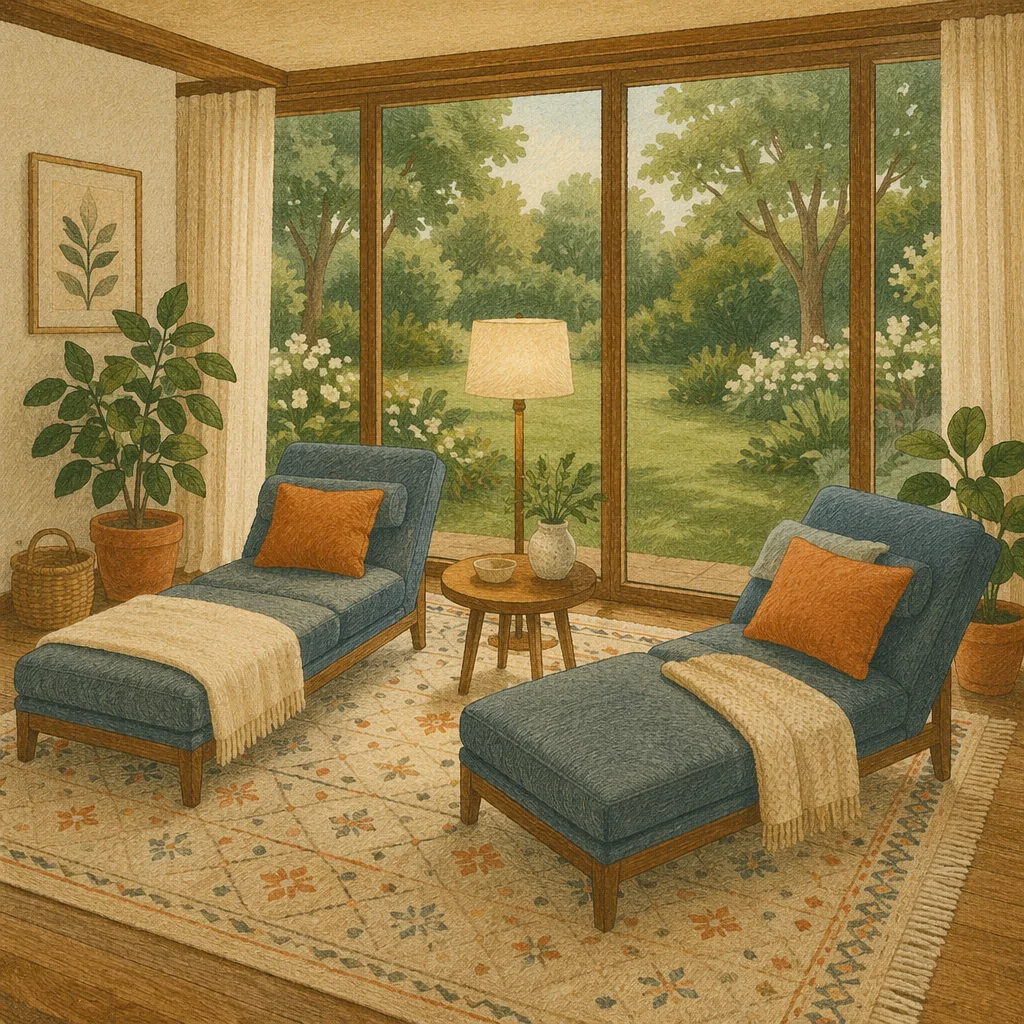 Serene Medical Spa Relaxation Lounge