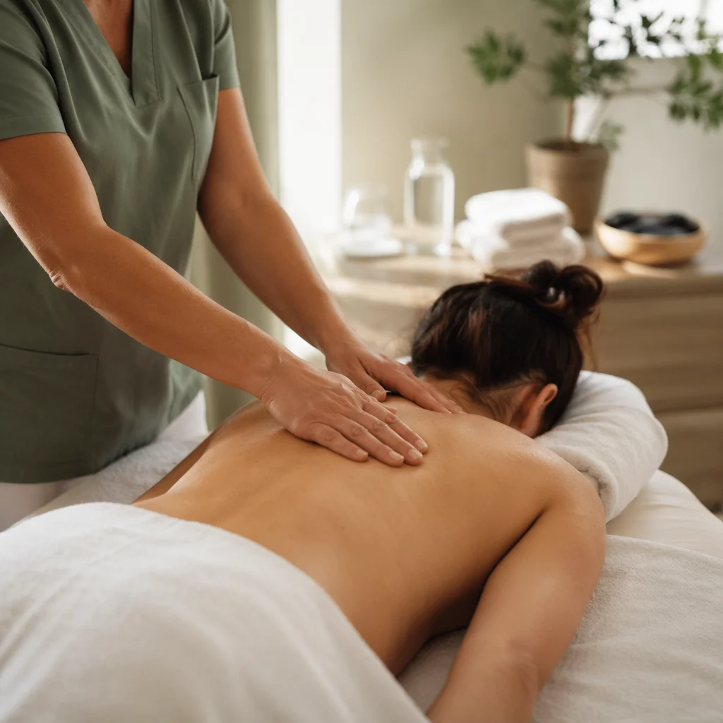 Calm Medical Spa Back Massage Therapy