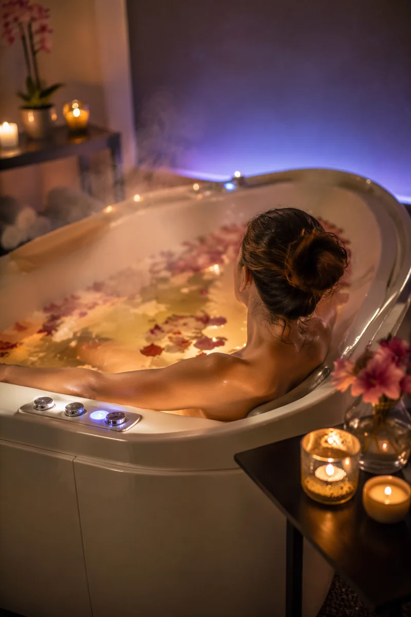 Calming Hydrotherapy Spa Wellness Treatment