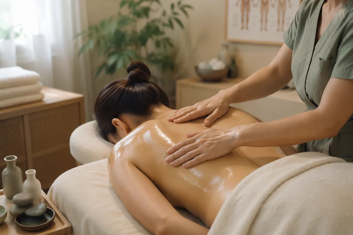 Calming Therapeutic Massage in Medical Spa