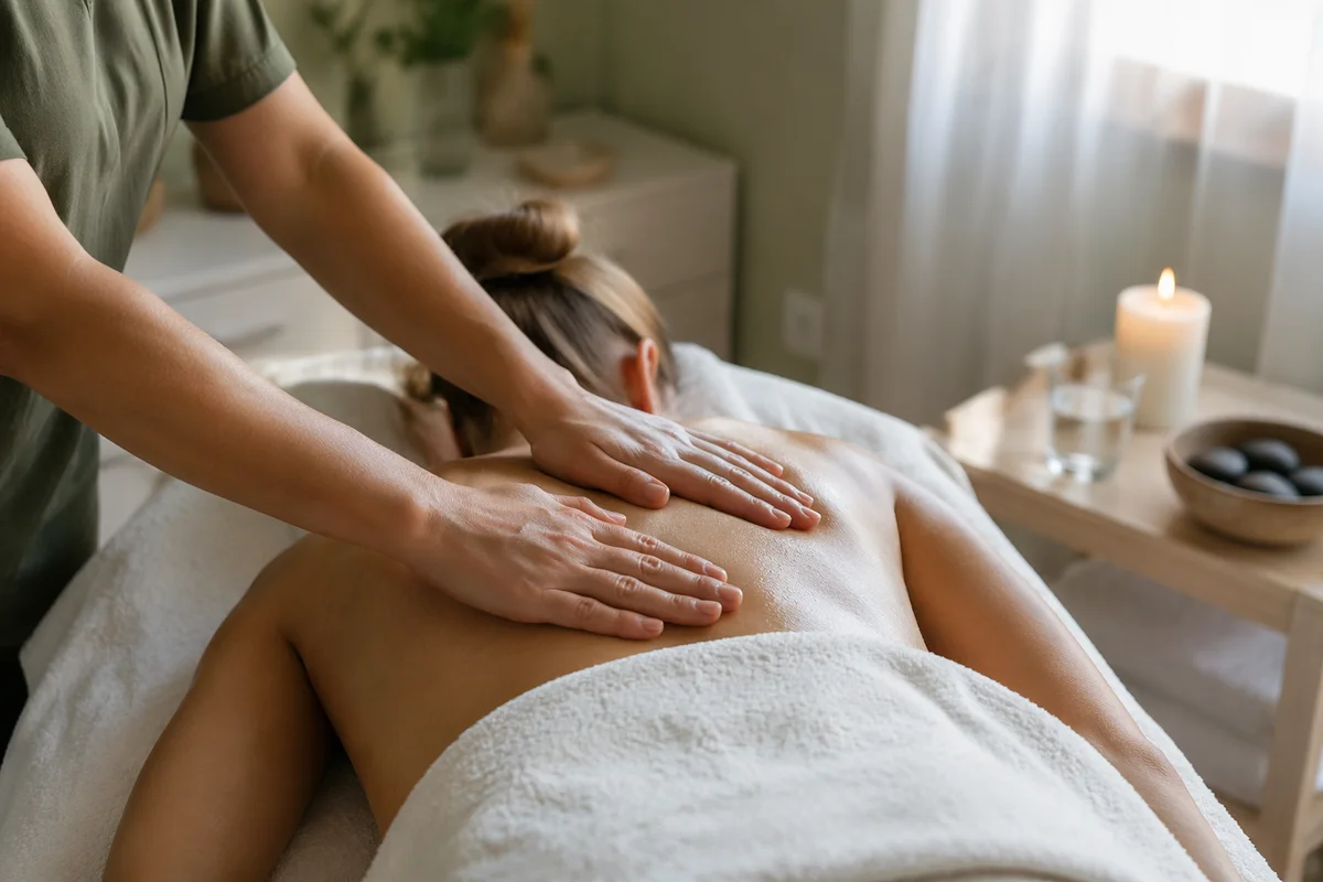 Therapeutic Massage in Peaceful Medical Spa