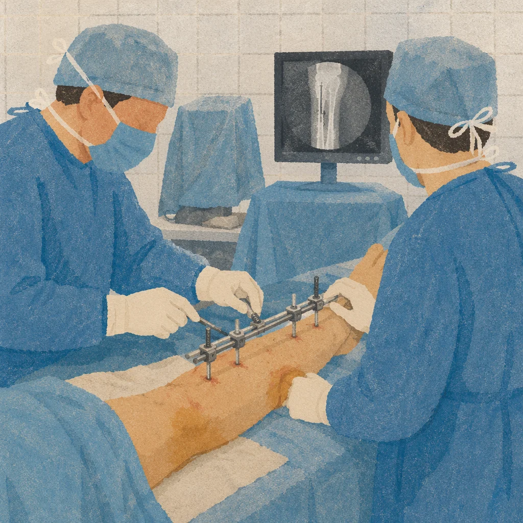 Orthopedic Surgery Team in Operating Room