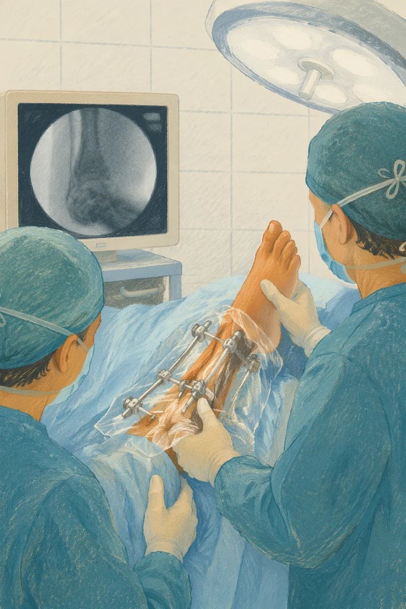 Orthopedic Surgery Team in Operating Room