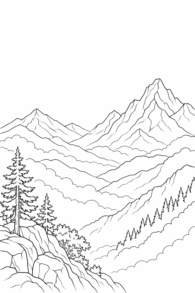 Mountain Background 6