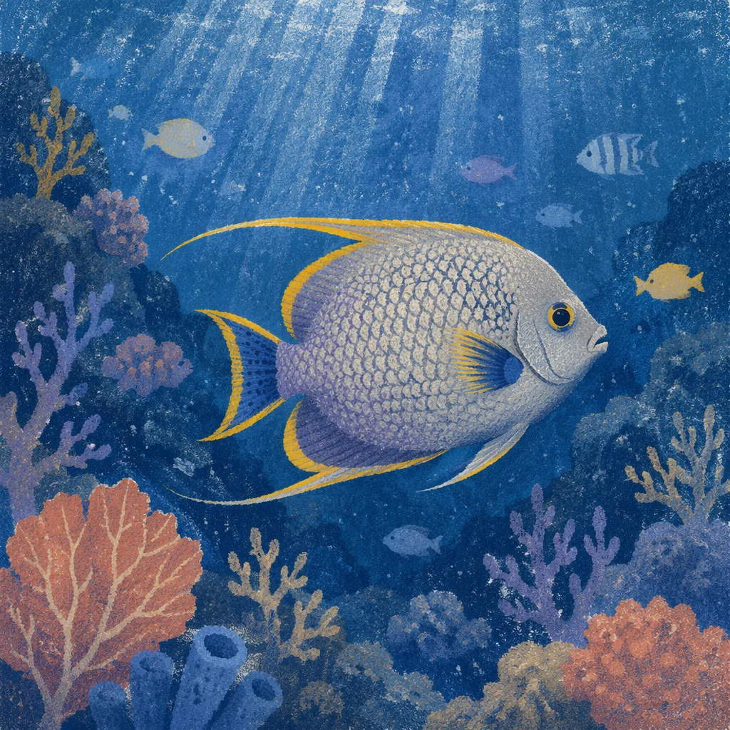 Vibrant Tropical Reef Fish Underwater