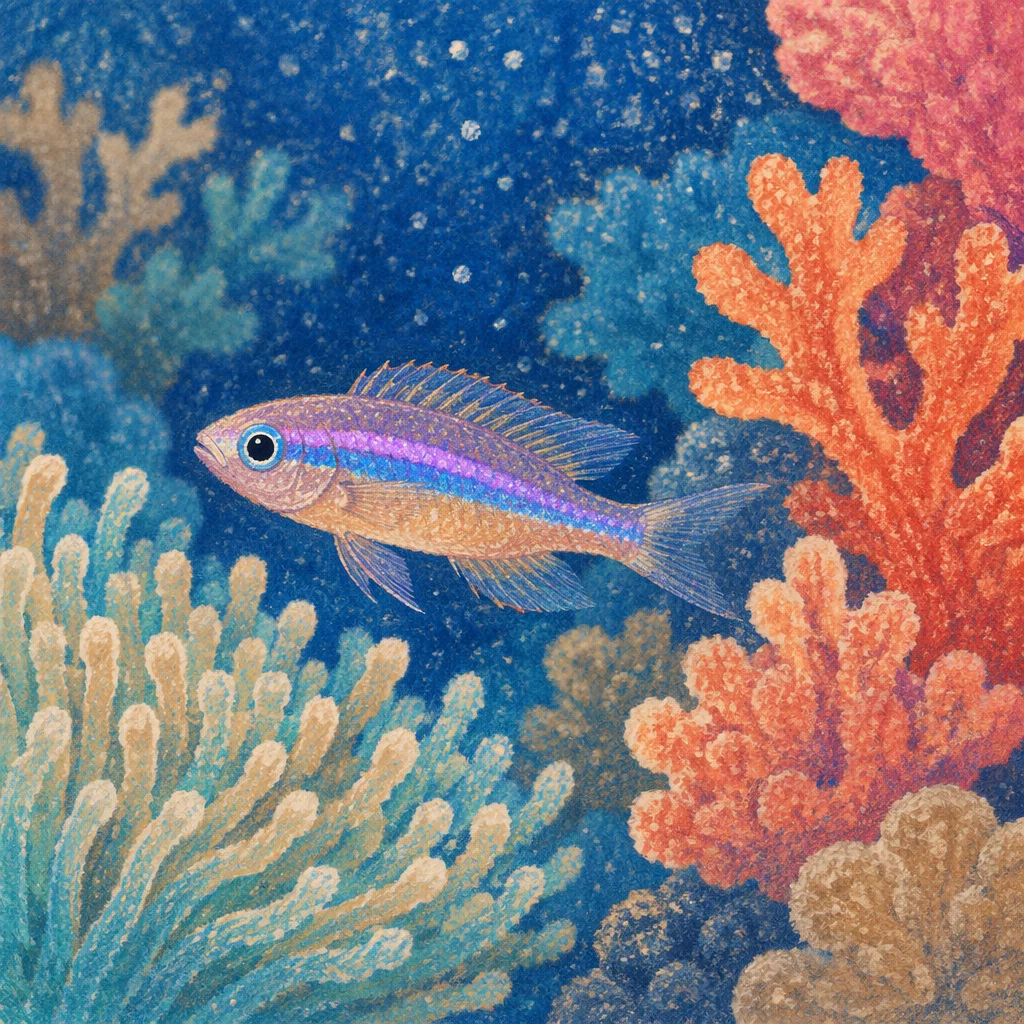 Serene Tropical Fish in Vibrant Coral Reef