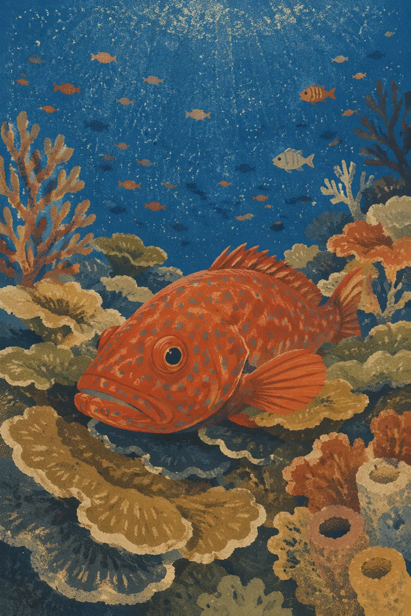 Vibrant Reef Fish in Tropical Coral