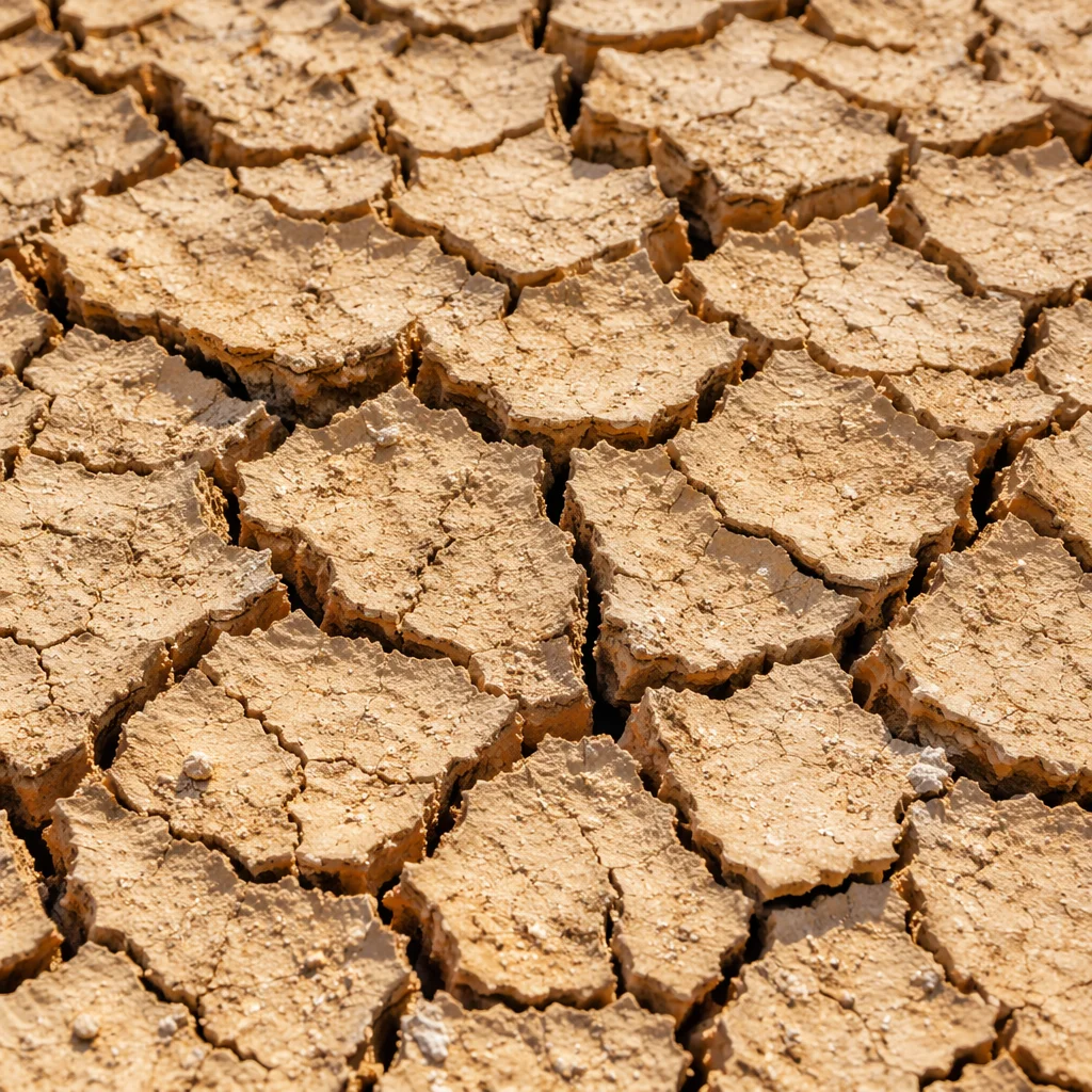 Drought Cracked Desert Clay Texture