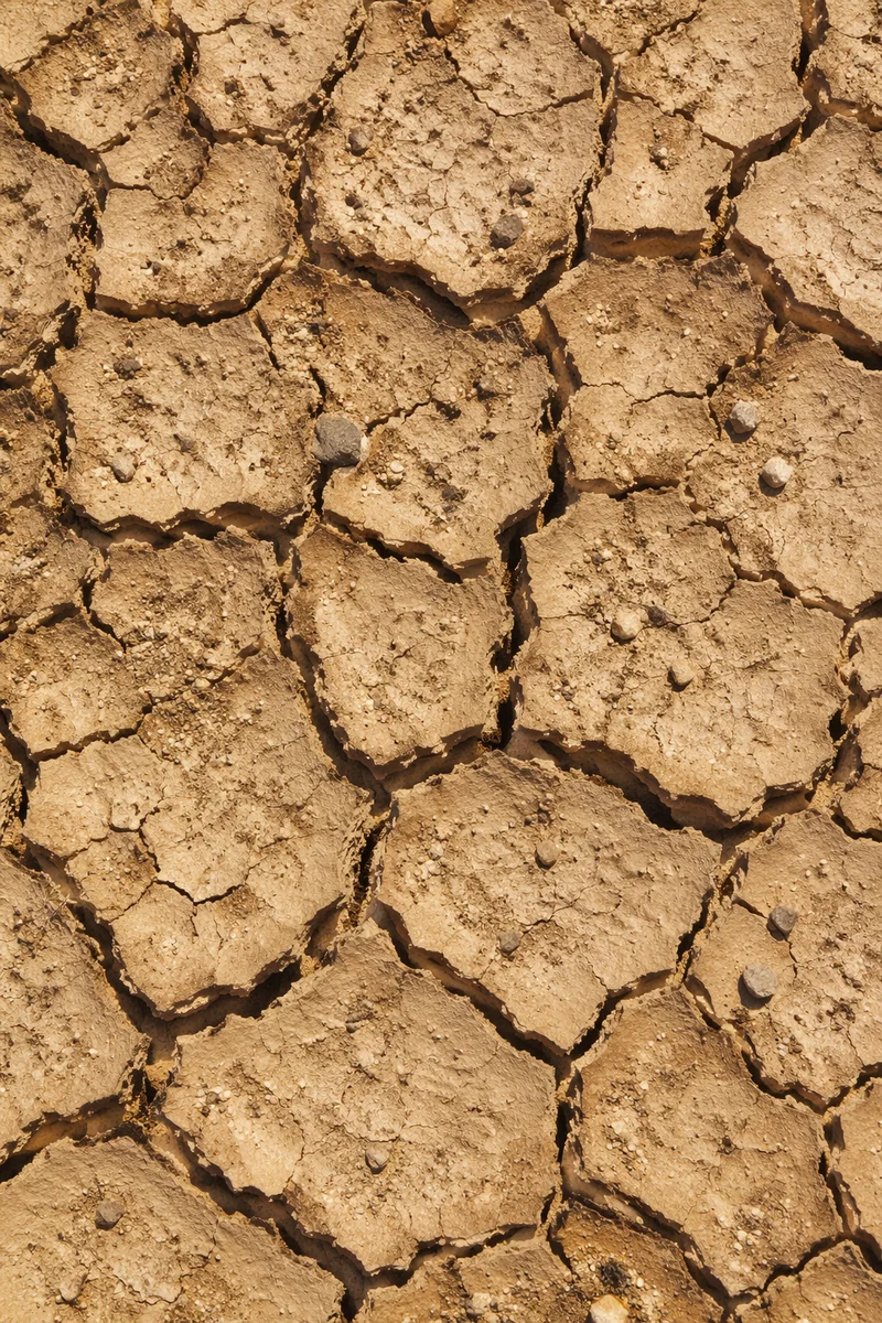Parched Cracked Desert Earth Texture