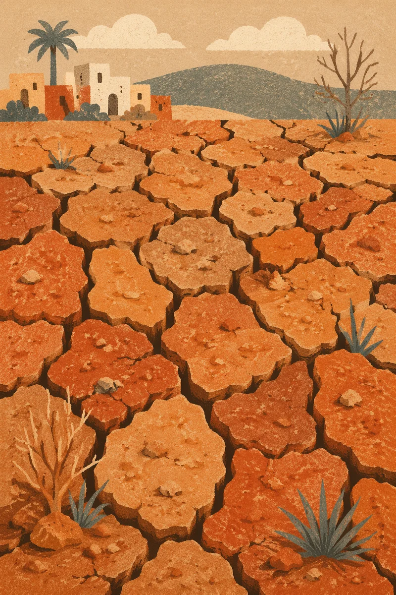 Cracked Desert Earth Drought Texture