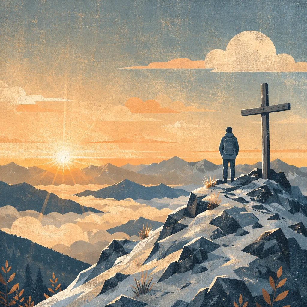 Sunrise Climber by Summit Cross