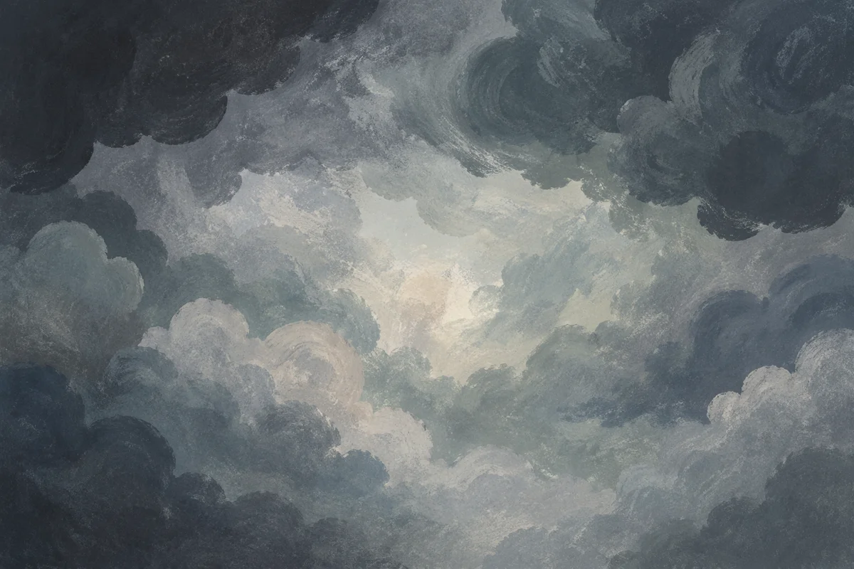 Moody Overcast Storm Cloud Sky
