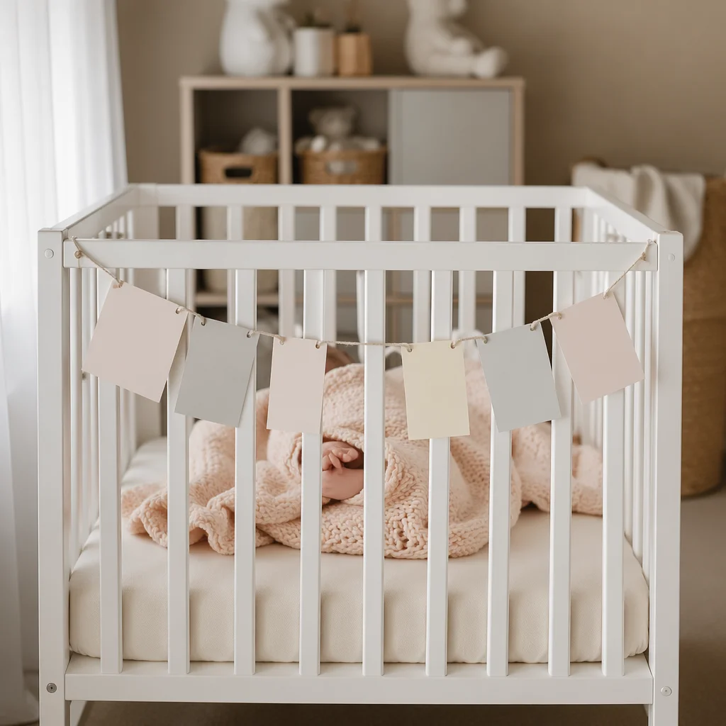 Peaceful Newborn Sleeping in Cozy Nursery