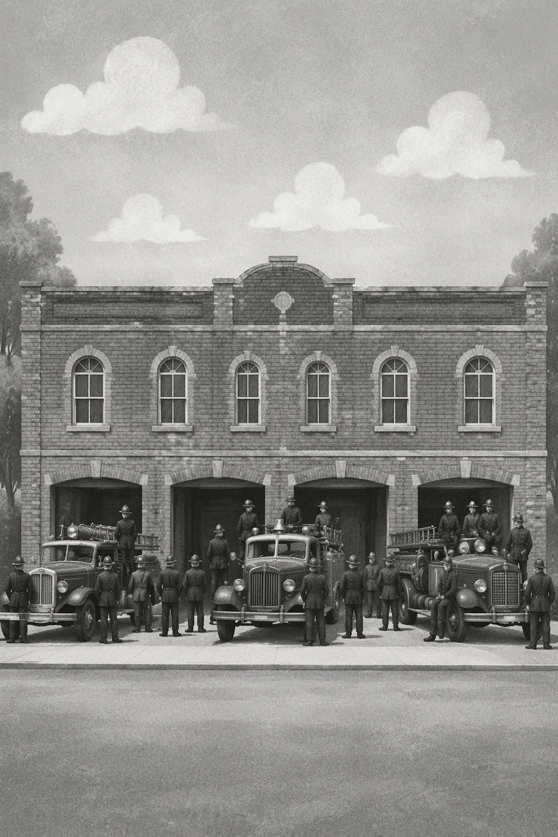 Historic Firefighters at Brick Station