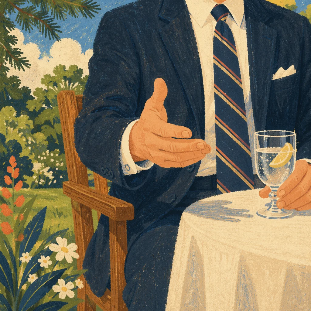Conversational Hand Gesture at Garden Fellowship
