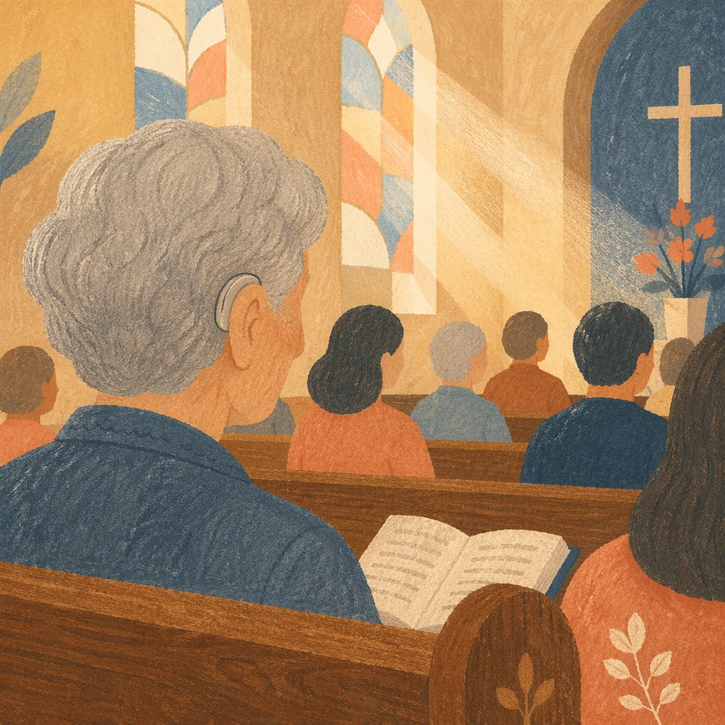 Hearing Aid in Church Service