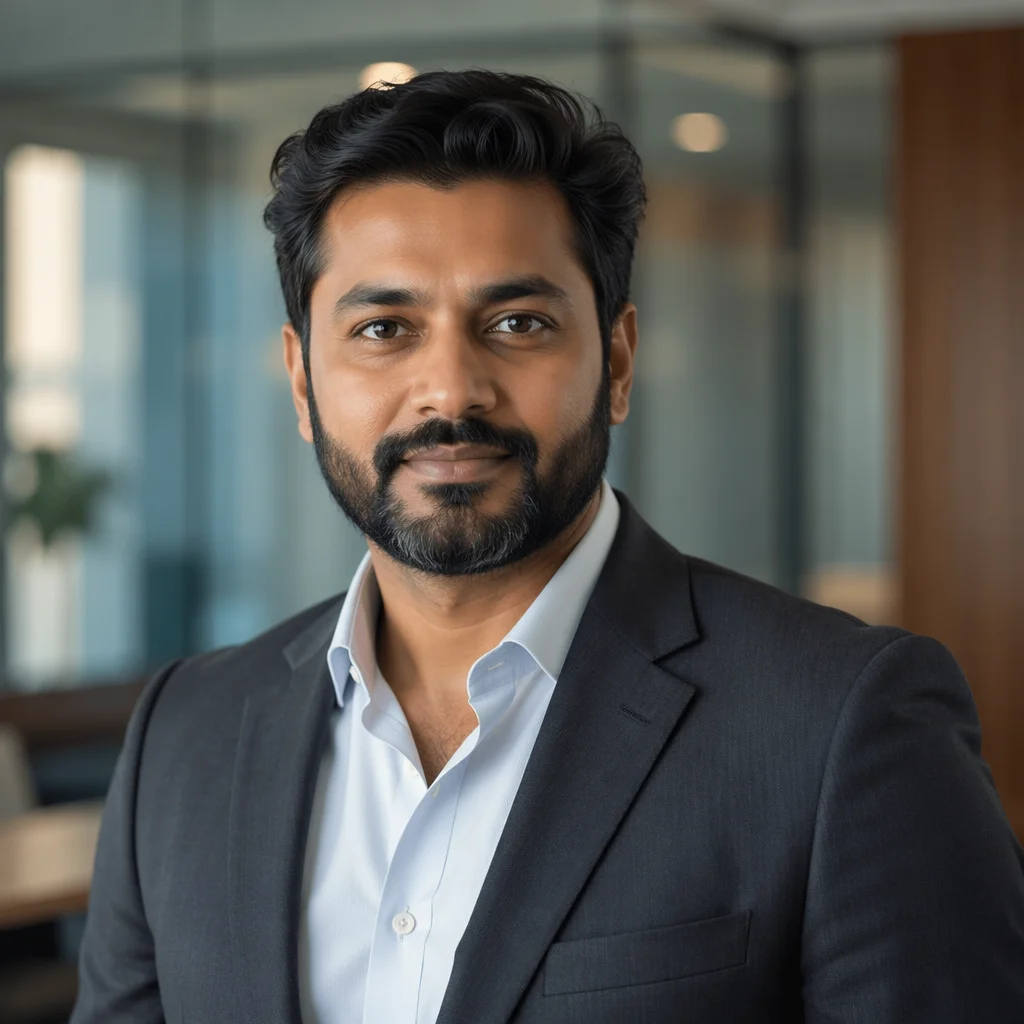 Dignified Indian Professional Man Portrait