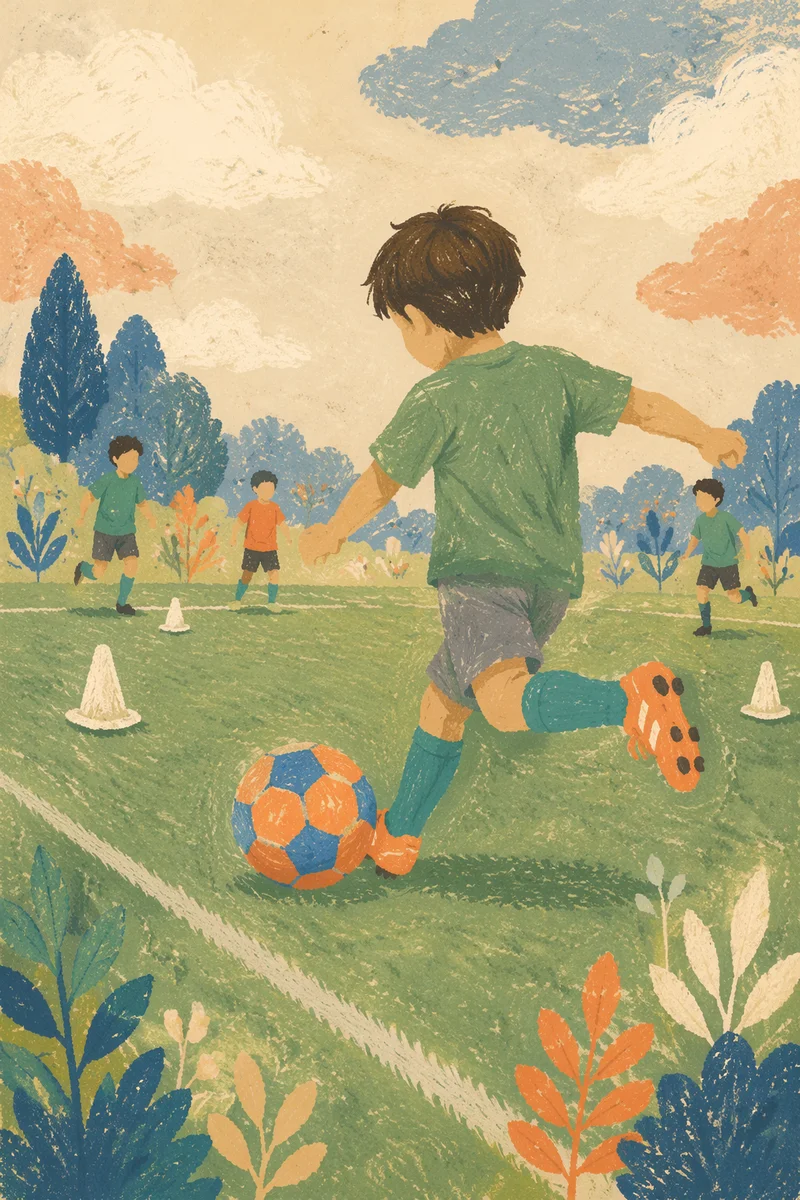 Kids Vacation Bible School Soccer Fun